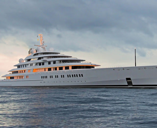 inside the azzam yacht